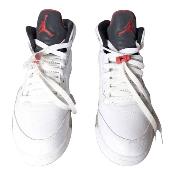 NIKE Air Jordan 5 Retro 'White Cement' Sneakers Size 8 - Picture 4 of 9